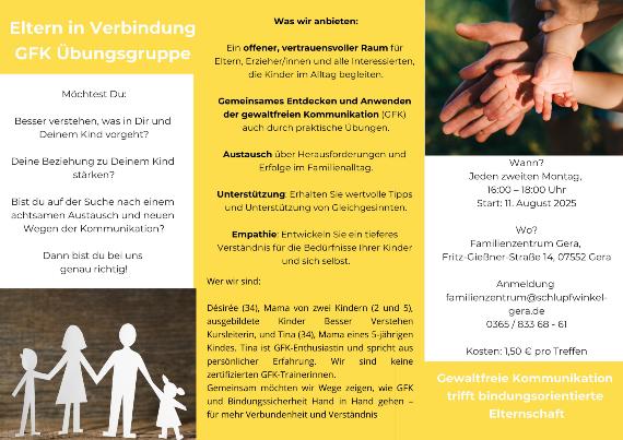 Flyer GFK Übungsgruppe