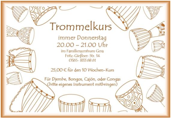 Flyer Trommeln