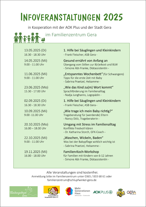 Infoveranstaltungen 2025